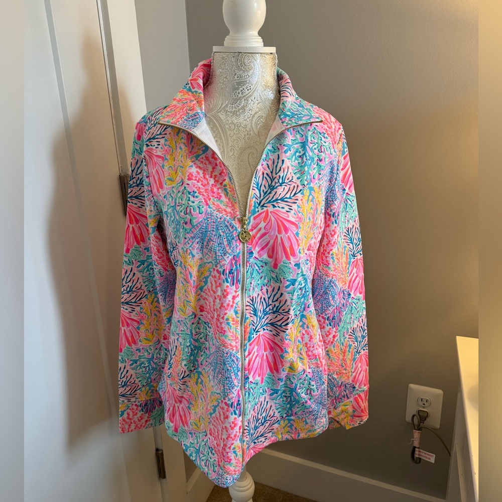 Lilly Pulitzer Leona UPF 50+ Zip-Up